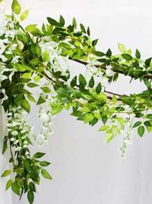 1pc 6-Branches Delonix Regia Bean Flower Vine Wedding Party Decoration, Valentine Day, Gift Gifts Birthday Graduation