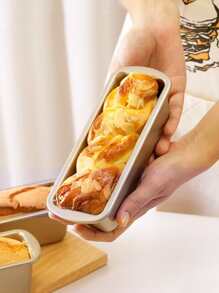 1/2pcs Large/Medium/Small Pound Cake Mold, Non-Stick Loaf Pan, Rectangular Bread Mold, Baking Tool For Home Use