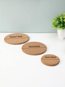 1pc Wooden Round Potholder