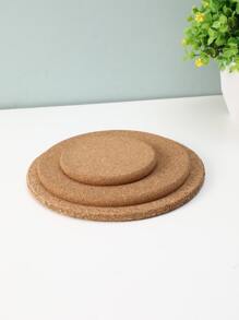 1pc Wooden Round Potholder