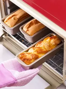 1/2pcs Large/Medium/Small Pound Cake Mold, Non-Stick Loaf Pan, Rectangular Bread Mold, Baking Tool For Home Use