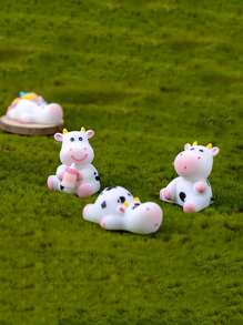 6入組卡通奶牛形狀花園裝飾物 - 彩色 - 查看 7