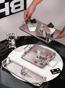 1pc Cartoon Bear Detail Tray - Multicolor - View 1