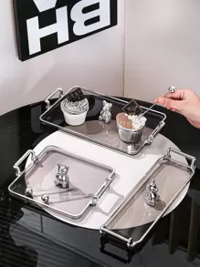 1pc Cartoon Bear Detail Tray - Multicolor - View 4