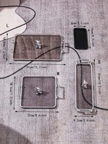 1pc Cartoon Bear Detail Tray - Multicolor - View 5