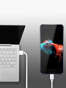 1入組Type C插孔數據線 - 白色 - 查看 2