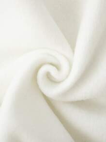 Manfinity Men Letter Graphic Thermal Joggers - White - View 7