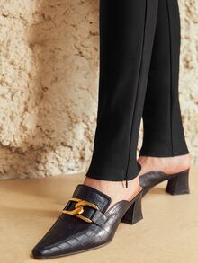 MOTF PREMIUM SKINNY ZIPPER HEM PANTS