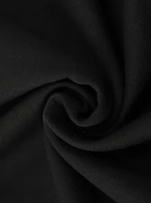 Manfinity Men Letter Graphic Polo Shirt - Black - View 3