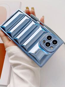 Vỏ điện thoại thiết kế áo khoác có dây buộc - Màu xanh lam - Xem 5