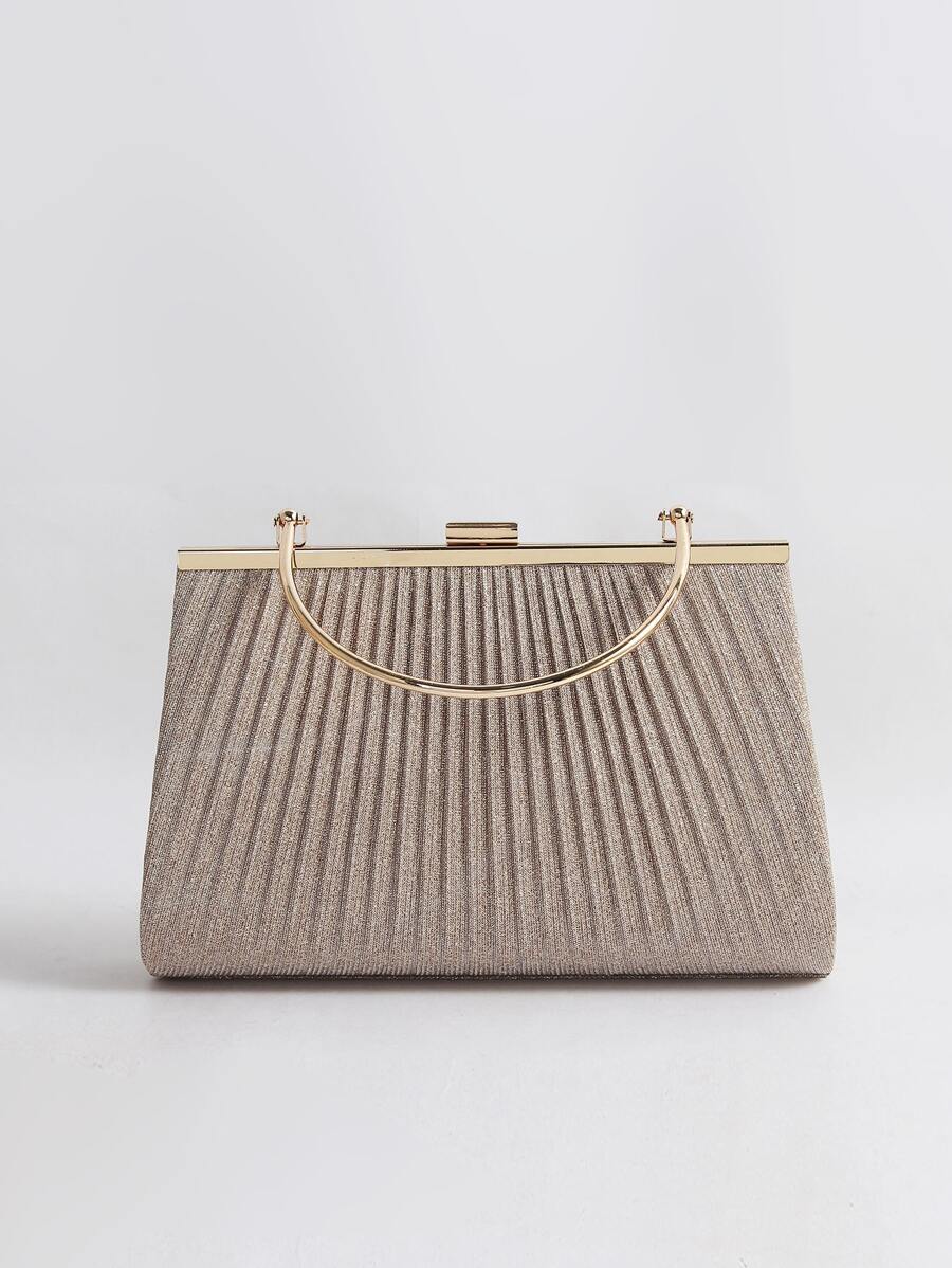 1 Túi Cầm Tay Lấp Lánh Cổ Điển Xếp Ly Lấp Lánh Trang Trọng Cho Đám Cưới/Vũ Hội/Tiệc Cocktail - Rượu sâm banh - Xem 1