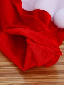 1pc Cute Christmas Gift Bag With Santa Claus Design - Multicolor - View 2