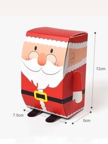 5入組聖誕老人和雪人圖案隨機禮物盒 - 彩色 - 查看 5