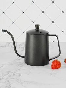 1 pieza Olla de acero inoxidable café - Negro - Ver 1