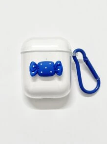 Funda de auriculares caramelo transparente - Azul - Ver 3