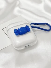 Funda de auriculares caramelo transparente - Azul - Ver 4