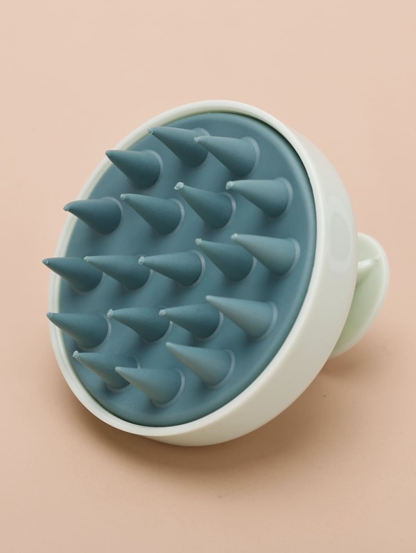 Shampoo Massage Brush Green Waterproof Shower Scalp Scrubber SHEIN USA
