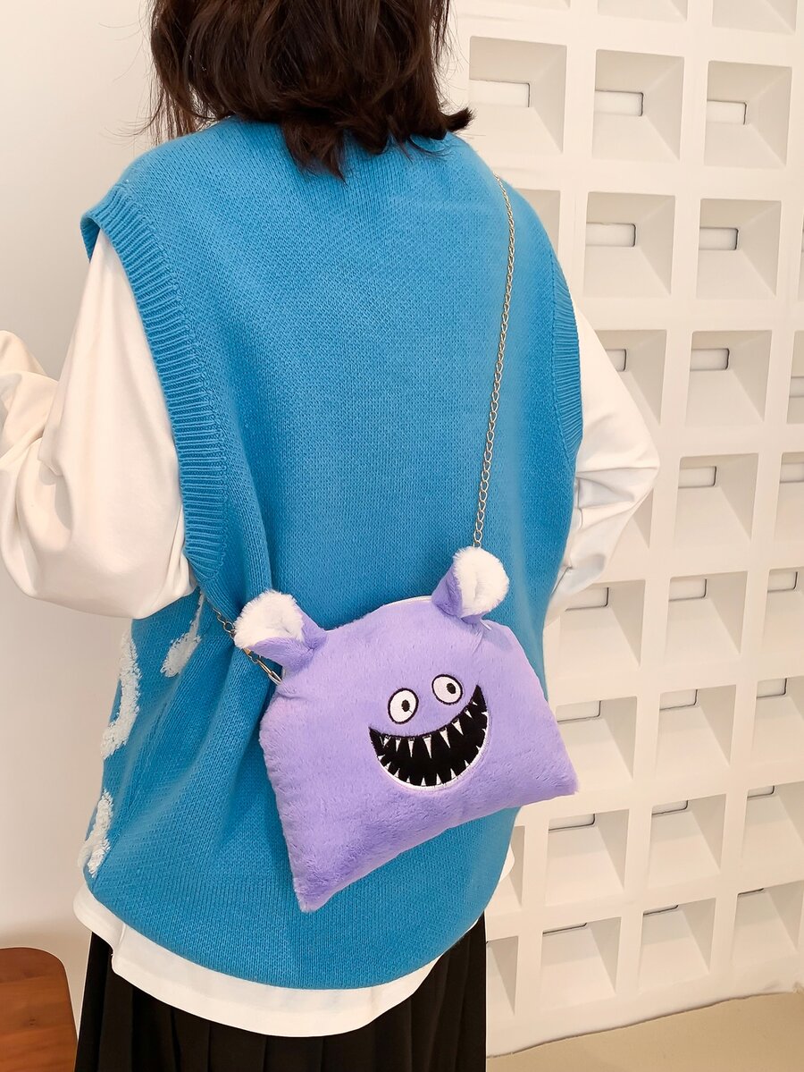 Bolsa creativa con diseño de dibujos animados - Multicolor - Ver 1