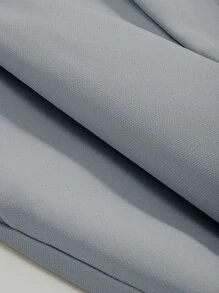 DAZY Pantalones rectos de unicolor con bolsillos, pantalones casuales de negocios para mujer, pantalones de vestir para mujer en otoño