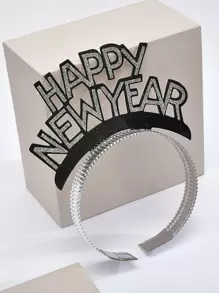 1pc Slogan Graphic Party Headband - Multicolor - View 1