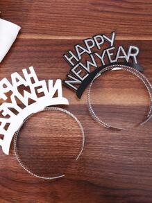 1pc Slogan Graphic Party Headband - Multicolor - View 2