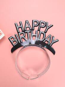 1pc Slogan Graphic Party Headband - Multicolor - View 5