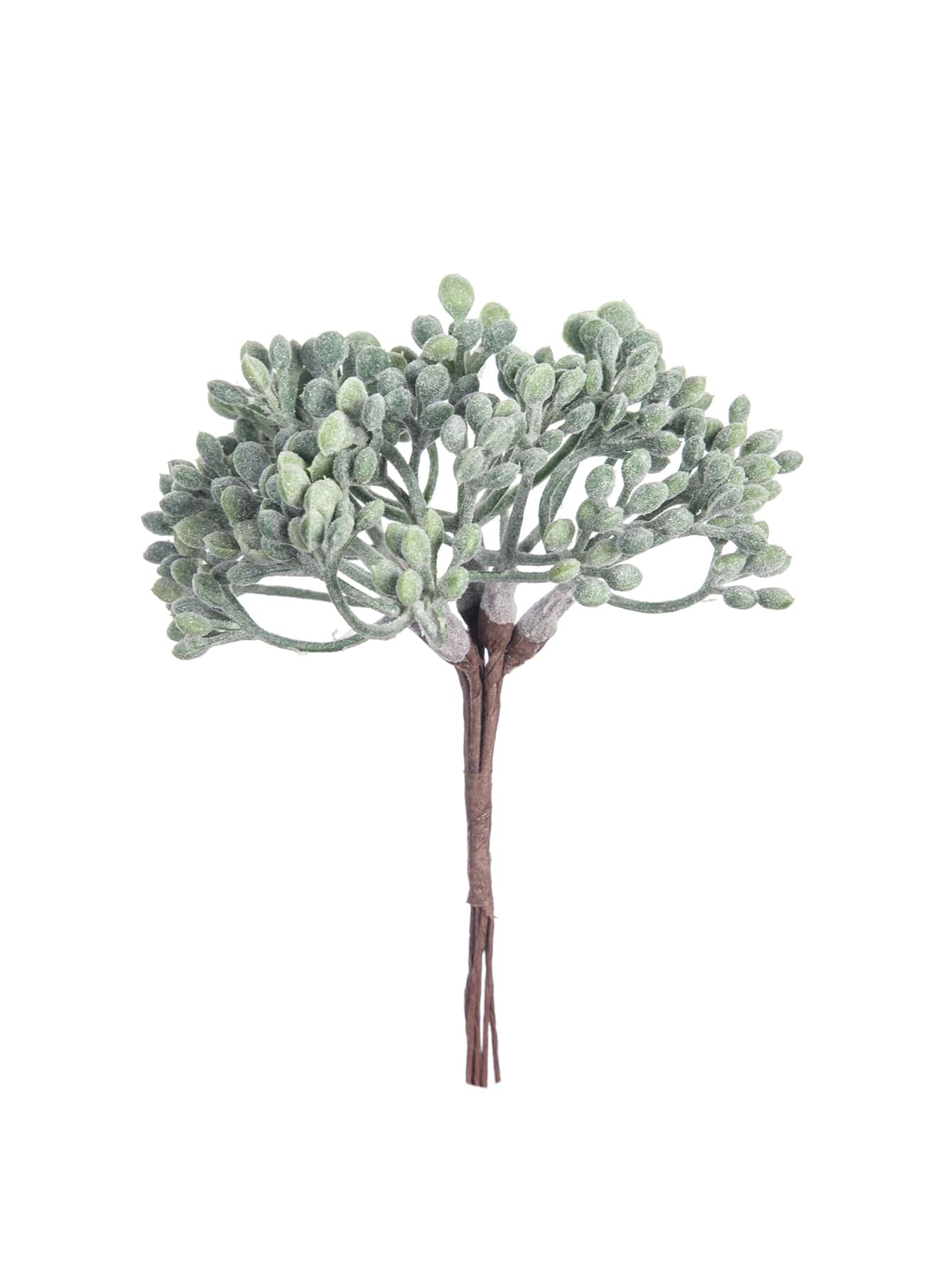 1 bó (6 đầu) Cây nhân tạo, Chữ lá cành MINI, Bó hoa tự làm, Vật liệu vòng hoa, Phụ kiện hộp kẹo, Trang trí đám cưới tại nhà, Hoa đeo tay cô dâu, Hoa cài áo, Vật liệu hoa cài đầu, Quà tặng ngày lễ tình nhân, Trang trí năm mới, Phụ kiện bánh sinh nhật Cây giả Trang trí phòng Trang trí mùa thu Trang trí sân vườn Trang trí mùa thu Đồ trang trí trung tâm - màu xanh lá - Xem 1