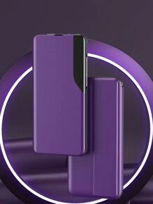 翻盖手机壳，国际版，非国内版 - 紫羅蘭色 - 查看 3