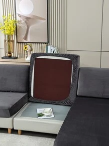 Bọc ghế sofa co giãn 1pc - Màu xám đen - Xem 5