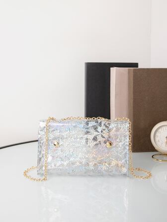 幾何樣式翻蓋方包