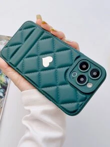 vỏ điện thoại hình trái tim - Màu xanh lá cây đậm - Xem 6