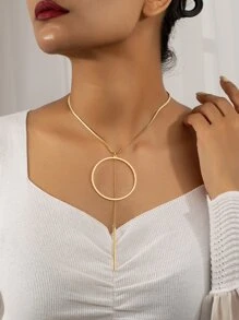 Circle Pendant Necklace