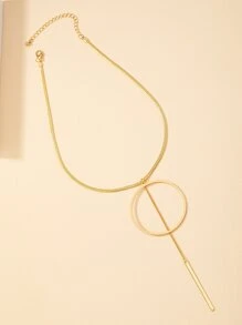 Circle Pendant Necklace