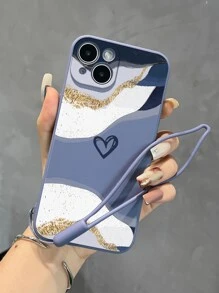 心型掛繩手機殼相容 iPhone15/15Plus/15Pro/15Promax - 彩色 - 查看 1