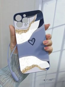 心型掛繩手機殼相容 iPhone15/15Plus/15Pro/15Promax - 彩色 - 查看 5