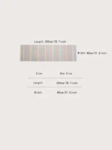 1pc Striped Scarf - Multicolor - View 3