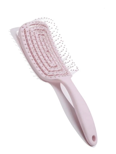 1 pieza Peine flexible de laca de unicolor hueco (tamaño mediano), esencial para volver a la escuela, viajes y vacaciones, para mujeres, cepillos, cepillo de pelo, cepillo desenredante, peine de pelo, barbero, cepillo para peinar hacia atrás, peine de pelo, cepillo para pelo rizado, cepillo desenredante, cepillo de bola, mini cepillo de pelo, productos para el cabello rizado, Navidad, peluquería, peine de madera, cepillo de pelo, cepillo desenredante, equipo de peluquería, peluquería, cepillo de pelo, juego de cepillos de pelo, peine de pelo, peine para rizos, cepillo desenredante, cepillo de pelo para mujeres, barbería, equipo de peluquería