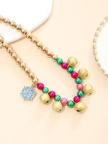 Tira de celular copo de nieve colgante - Multicolor - Ver 3