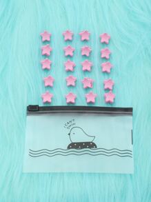 ROMWE Anime Móng vuốt tóc - Hồng - Xem 2