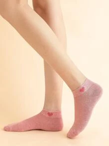 8pairs Heart Print Socks - Multicolor - View 2