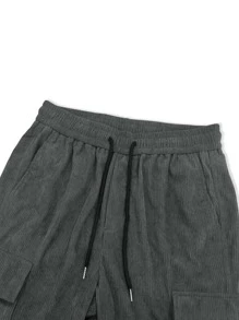 Manfinity 男士側翻蓋口袋工裝褲