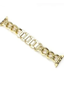 1入組鏈條設計錶帶適用於Apple Watch - 金色 - 查看 6