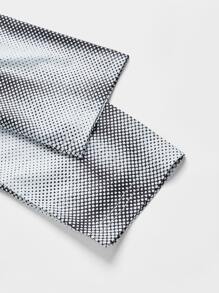 ROMWE MEN Tops Nam Đồ họa Đường phố - Xám - Xem 4