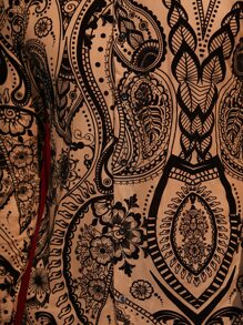 Manfinity VCAY 男士佩斯利印花襯衫