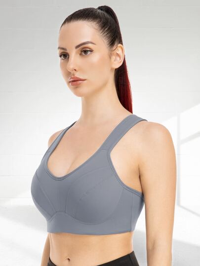 Reggiseni sportivi alto supporto monocolore
