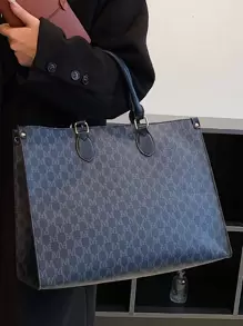 Dedoo 轻便商务休闲多功能印花旅行手提包，超大容量，适合青少年、女性、大学生、年轻职业人士，完美适用于办公室、大学、工作、商务、通勤、户外活动和旅行。 - 彩色 - 查看 4