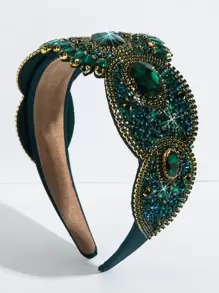 立方氧化锆装饰发箍，皇家风，发箍，发圈，发饰，头饰