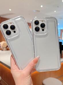 Apple 2pcs Anti-Fall Clear Phone Case Compatible With IPhone 15/15Pro/15Plus/15Promax