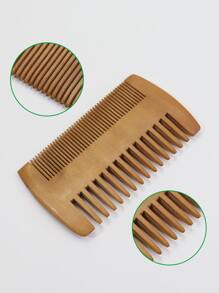 Hombres 1 pieza Peine de barba - Marrón - Ver 5