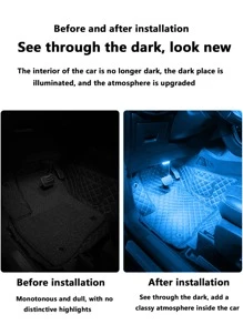 1pc ánh sáng khí quyển xe hơi - trắng - Xem 6